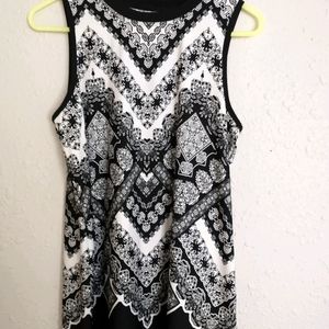 Black and White Women's Top